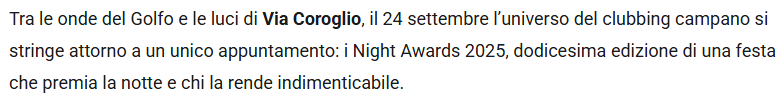 Night Awards