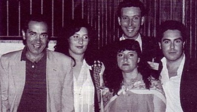 Sasà Capobianco con Mimmo Russo e Marco Cozzolino, collaboratori del Doctor's Group negli anni '80 e '90