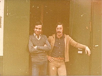 Sasà Capobianco e Francesco Russo durante un evento di Radio Kiss Kiss