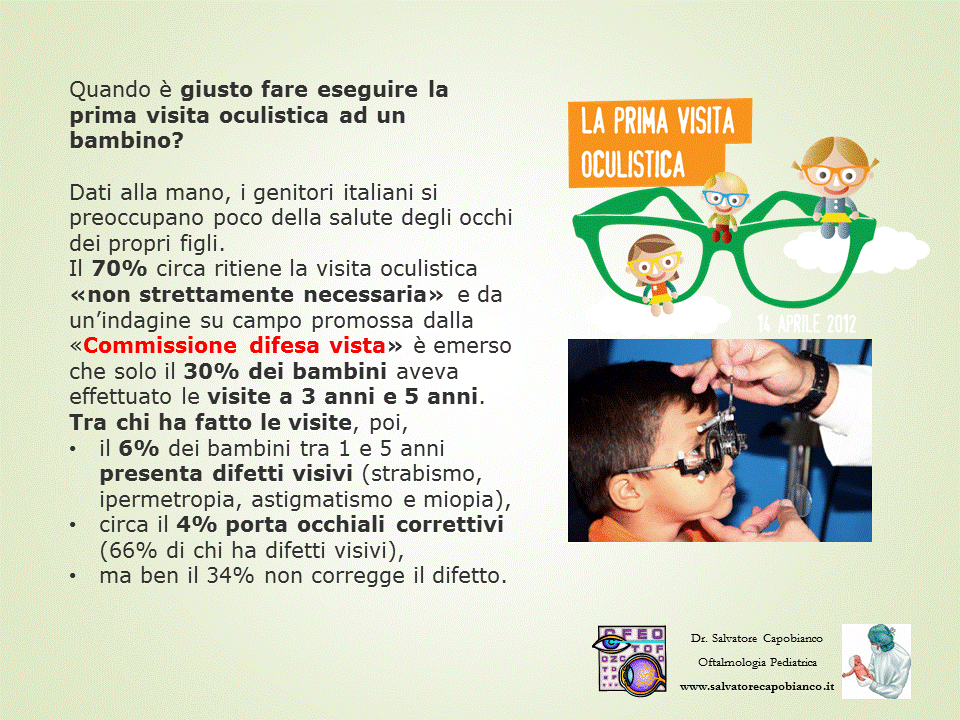 Ipermetropia nei bambini - Diagnosi e correzione del difetto visivo