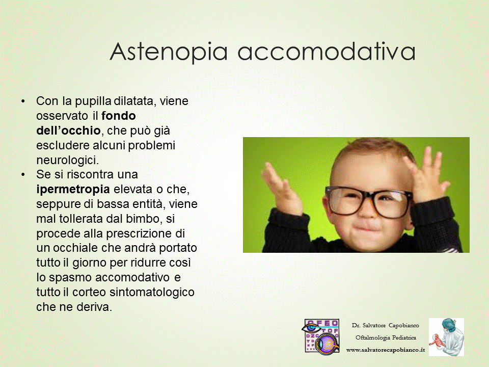 Strabismo e ambliopia - Prevenzione e correzione con occhiali