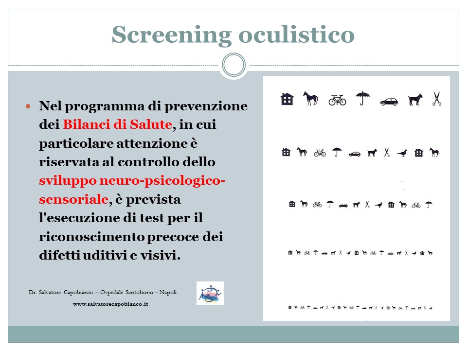 Visita oculistica pediatrica - Follow-up specialistico