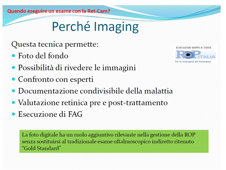 Retinopatia del prematuro (ROP) - Malattia vascolare della retina nei neonati pretermine