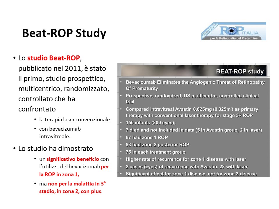 Retinopatia del prematuro (ROP) - Malattia vascolare della retina nei neonati pretermine