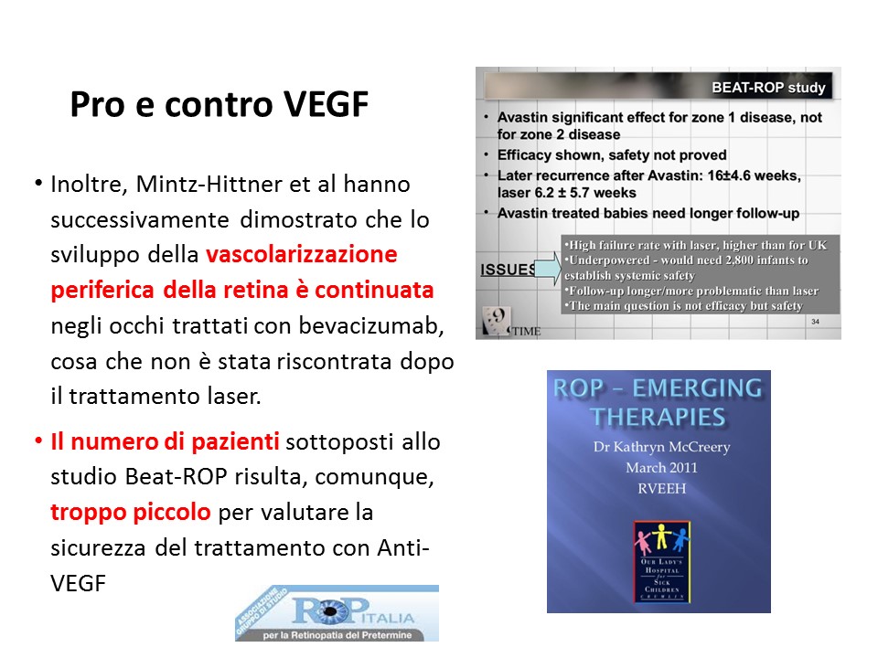 Retinopatia del prematuro (ROP) - Malattia vascolare della retina nei neonati pretermine