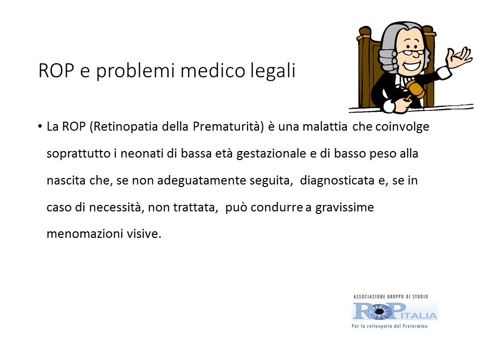 Retinopatia del prematuro (ROP) - Malattia vascolare della retina nei neonati pretermine