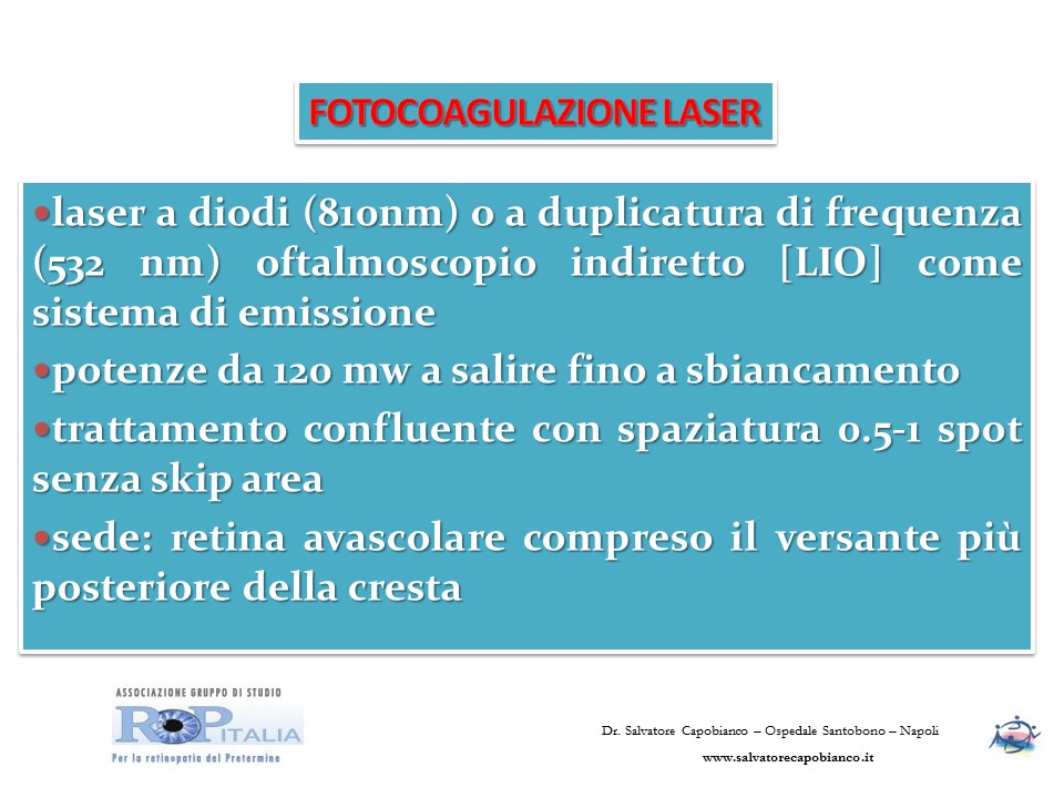 Retinopatia del prematuro (ROP) - Malattia vascolare della retina nei neonati pretermine
